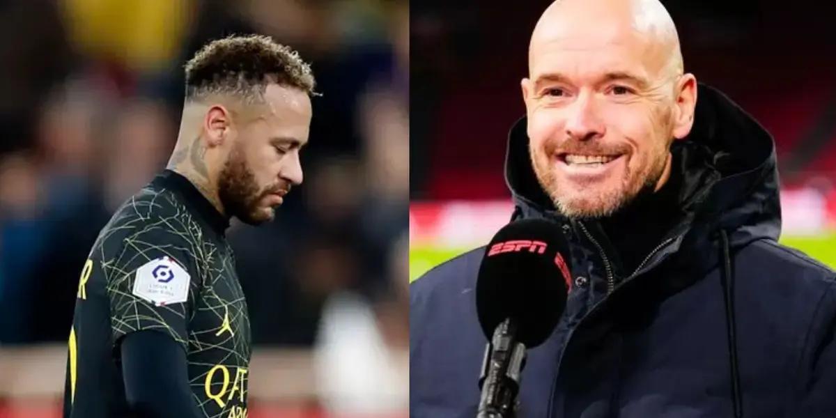 Neymar and Manchester United were set to link up in the summer, but the Red Devils have handed the Brazilian player a setback