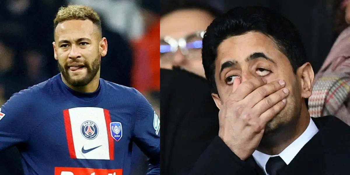 Neymar decided to join the celebrations of FC Barcelona after winning a new title in Spain