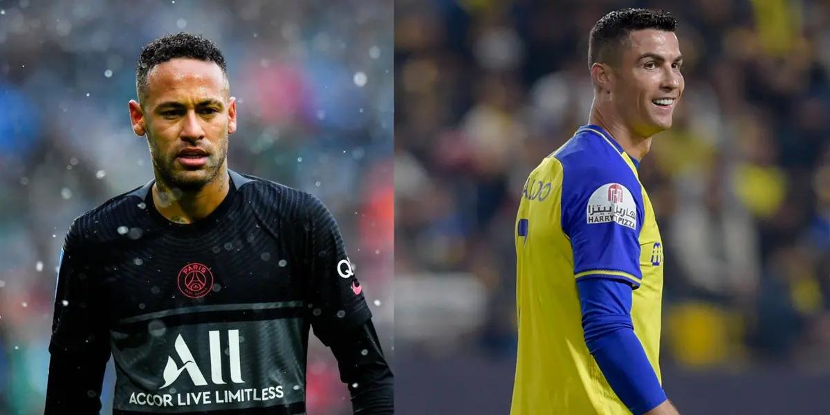 Neymar had nothing but good words for the Portuguese legend.