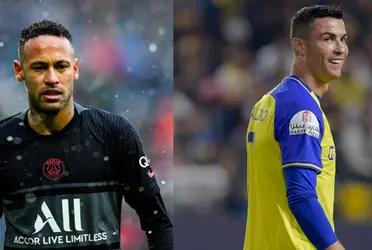 Neymar had nothing but good words for the Portuguese legend.