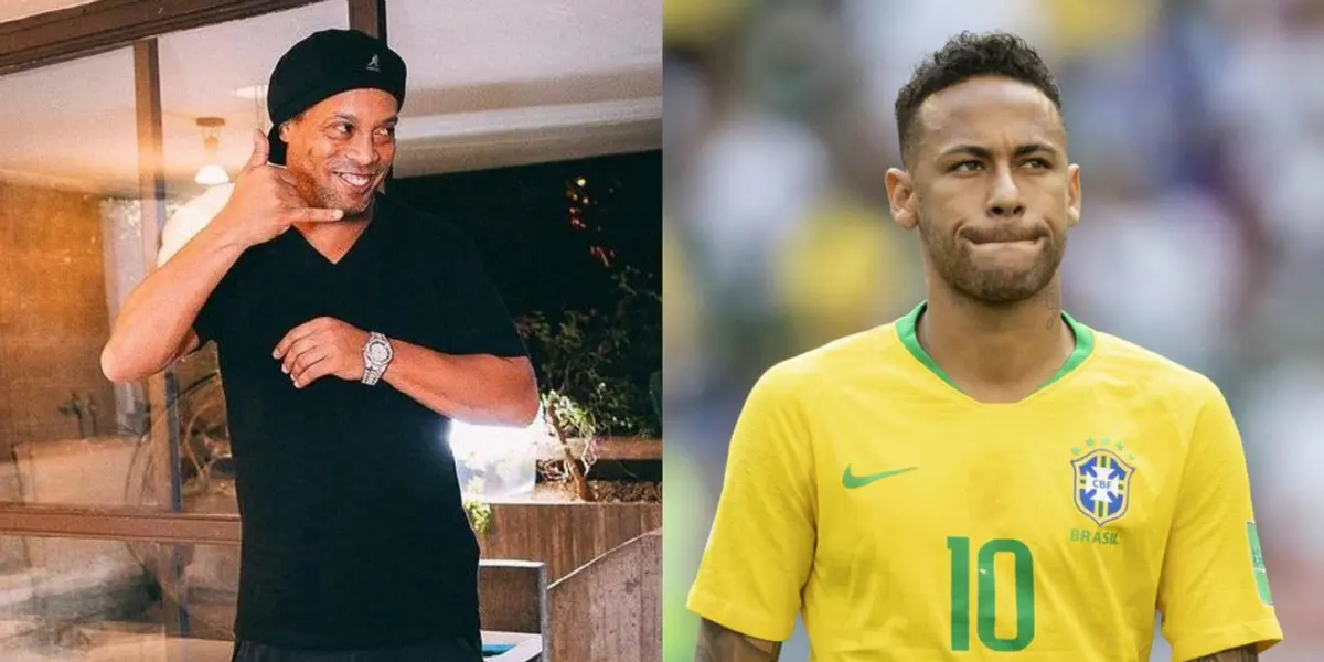 Neymar has a group called "Los Toiss" and now Ronaldiho introduced his group called "TropaDoBruxo"