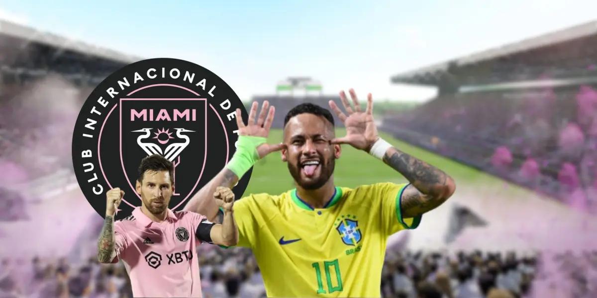 Neymar has admitted he would like to play with Messi again