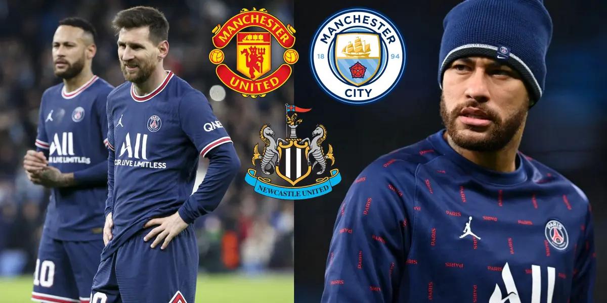 Neymar is with a foot and a half outside PSG and his future remains to be defined