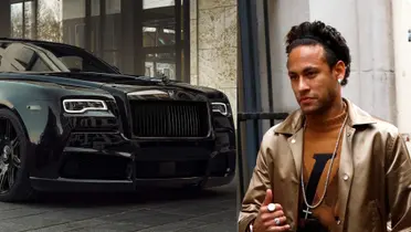 Although he's still injured, Neymar's new Rolls-Royce that paralyzes the world