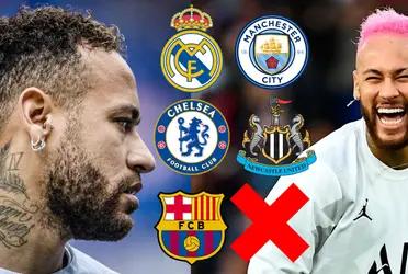 Neymar Jr is bound to leave PSG, however, he won't be joining these 2 teams.