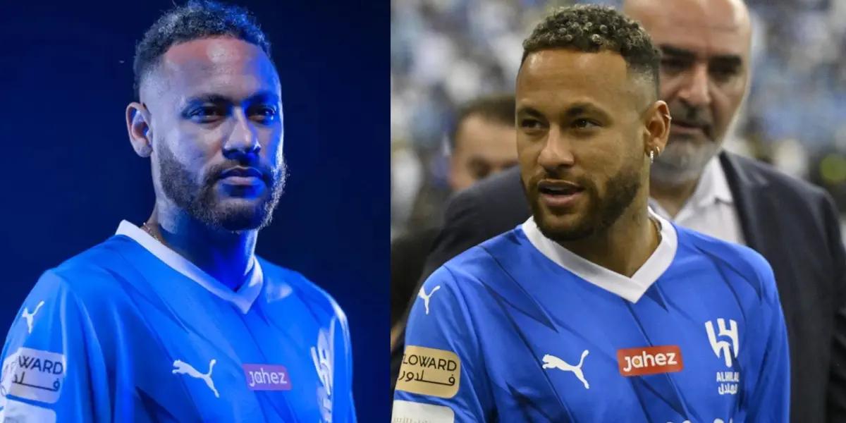 Neymar Jr is in Arabia and still hasn't scored, this is how the player reacts