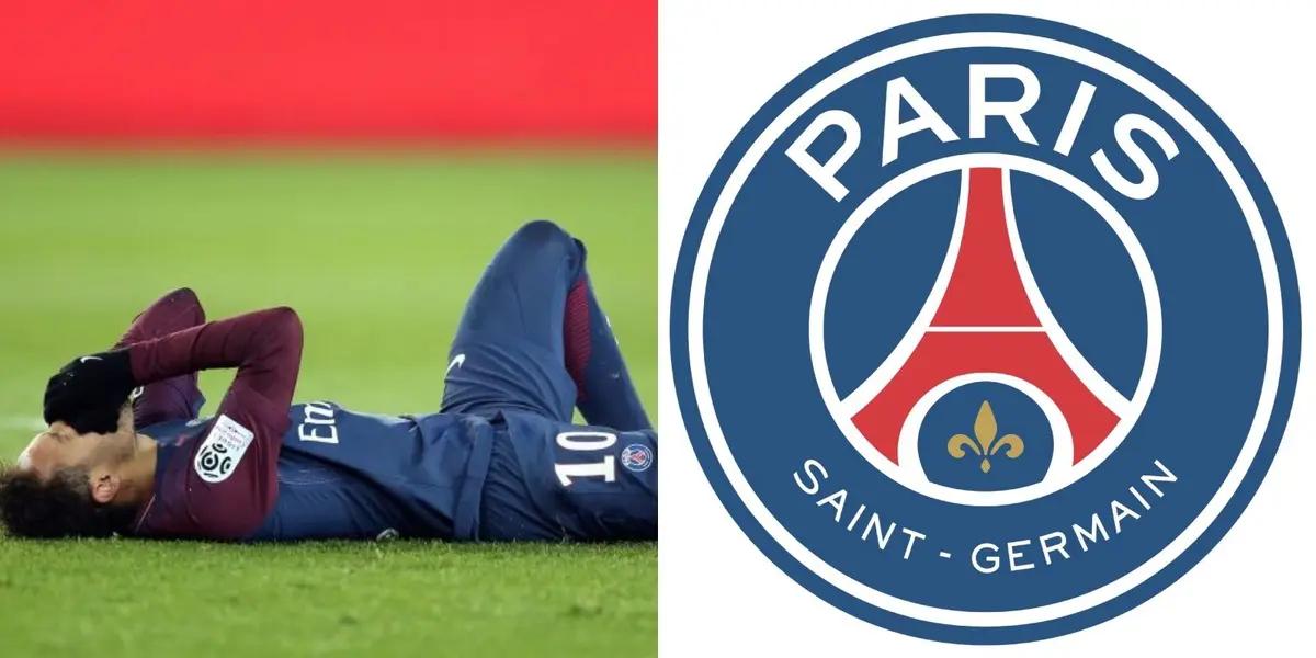 Neymar Jr is injured and will not be able to play with PSG for the rest of the season