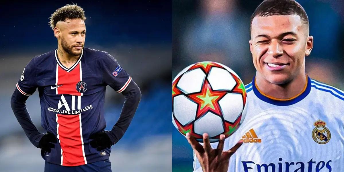 Neymar may be alone at PSG, with the departure of Mbappé