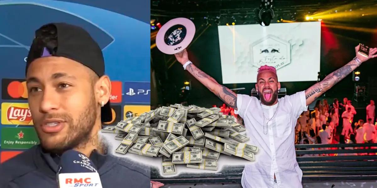 Neymar proposes a unique party on a cruise and this is what you have to pay to be there