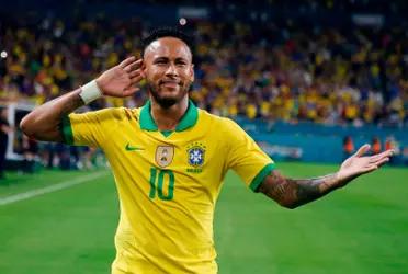 Neymar returned to take the reflectors of all the cameras, and not precisely because of something good, but because of a horrible reaction to the match referee, who let the situation pass without any problem.