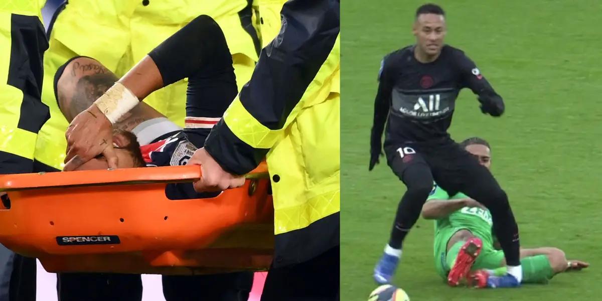 Neymar suffered a terrible tackle by this player, now his present is not very bright.