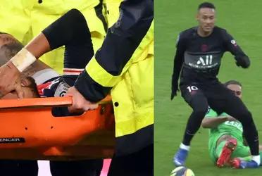 Neymar suffered a terrible tackle by this player, now his present is not very bright.