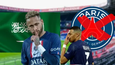 Neymar telling PSG's own fans to shut up when they were booing him back in 2019