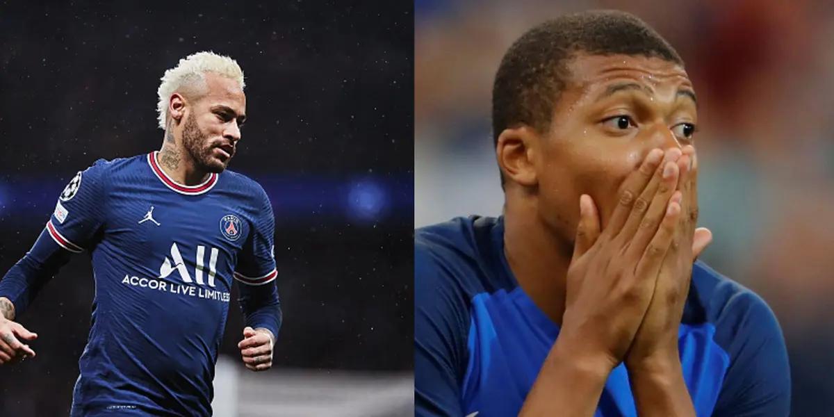 Neymar would have already been replaced by a figure who could reach PSG.