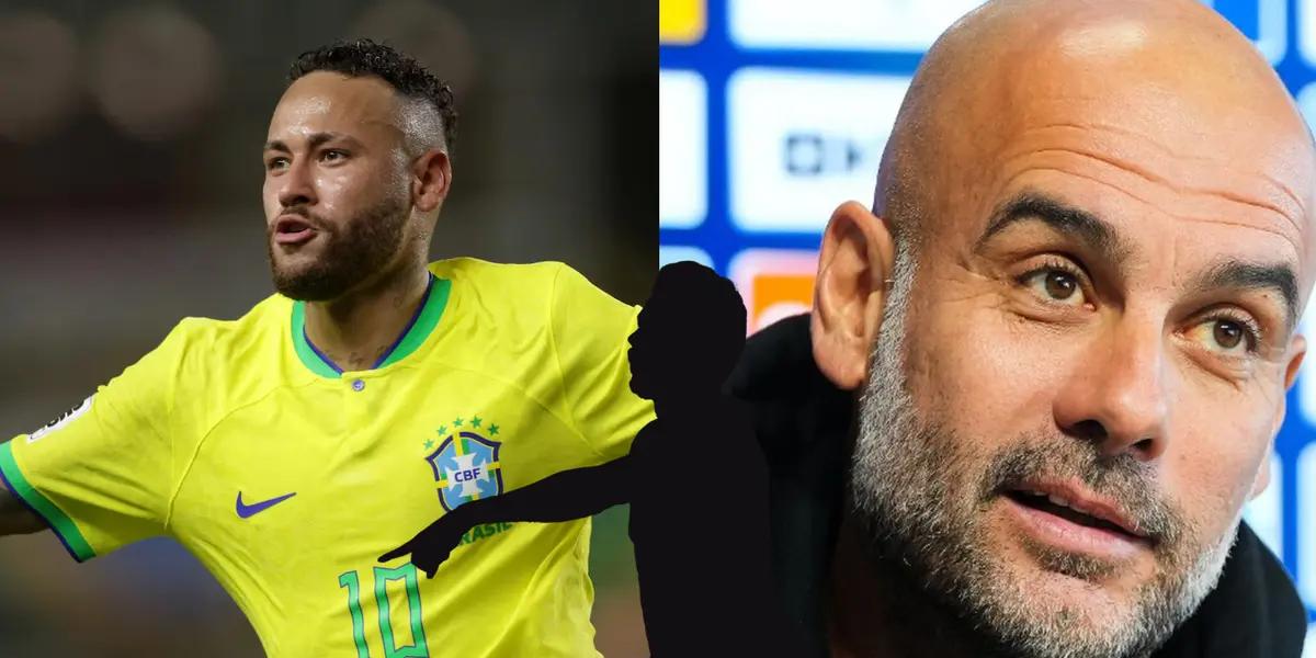 Neymar's teammate in Brazil could join Guardiola's Man City.