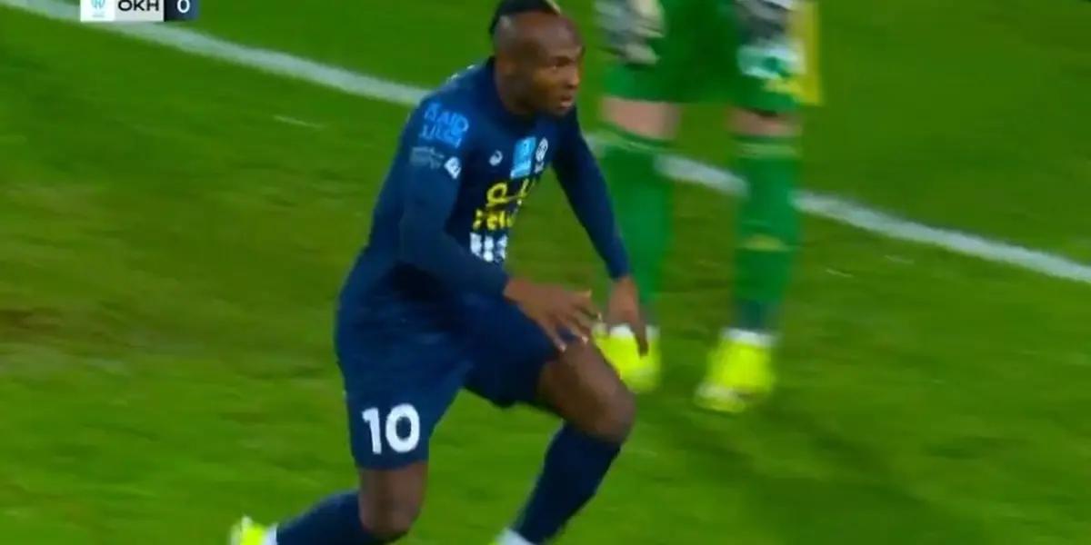 Nigerian striker Saviour Godwin scored to give Al Akhdoud a 1-0 lead against Cristiano Ronaldo's Al Nassr