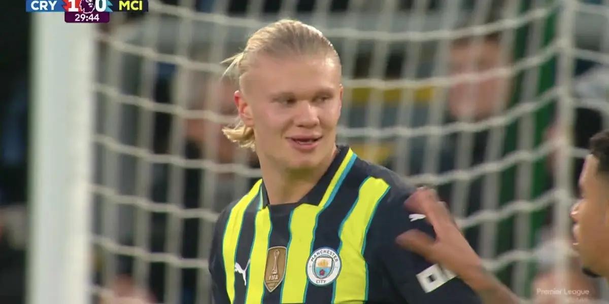 Norwegian striker headed home a 1-1 draw at Selhurst Park