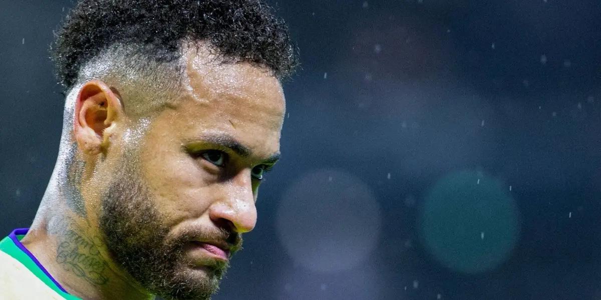 Not everything was perfect for Neymar