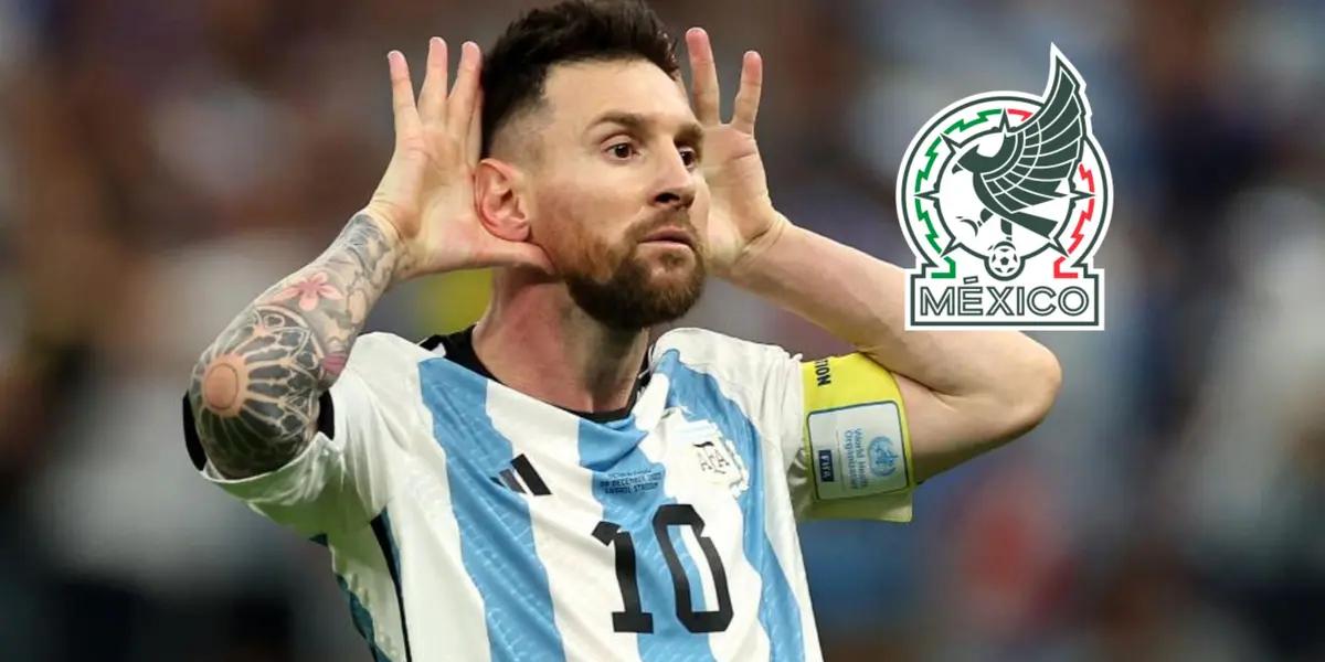 Not only did he step on Mexico's jersey, Messi gives the worst news to El Tri, as soon as the year 2023 begins