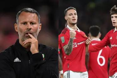 Not the nicest of words from Giggs on this United player