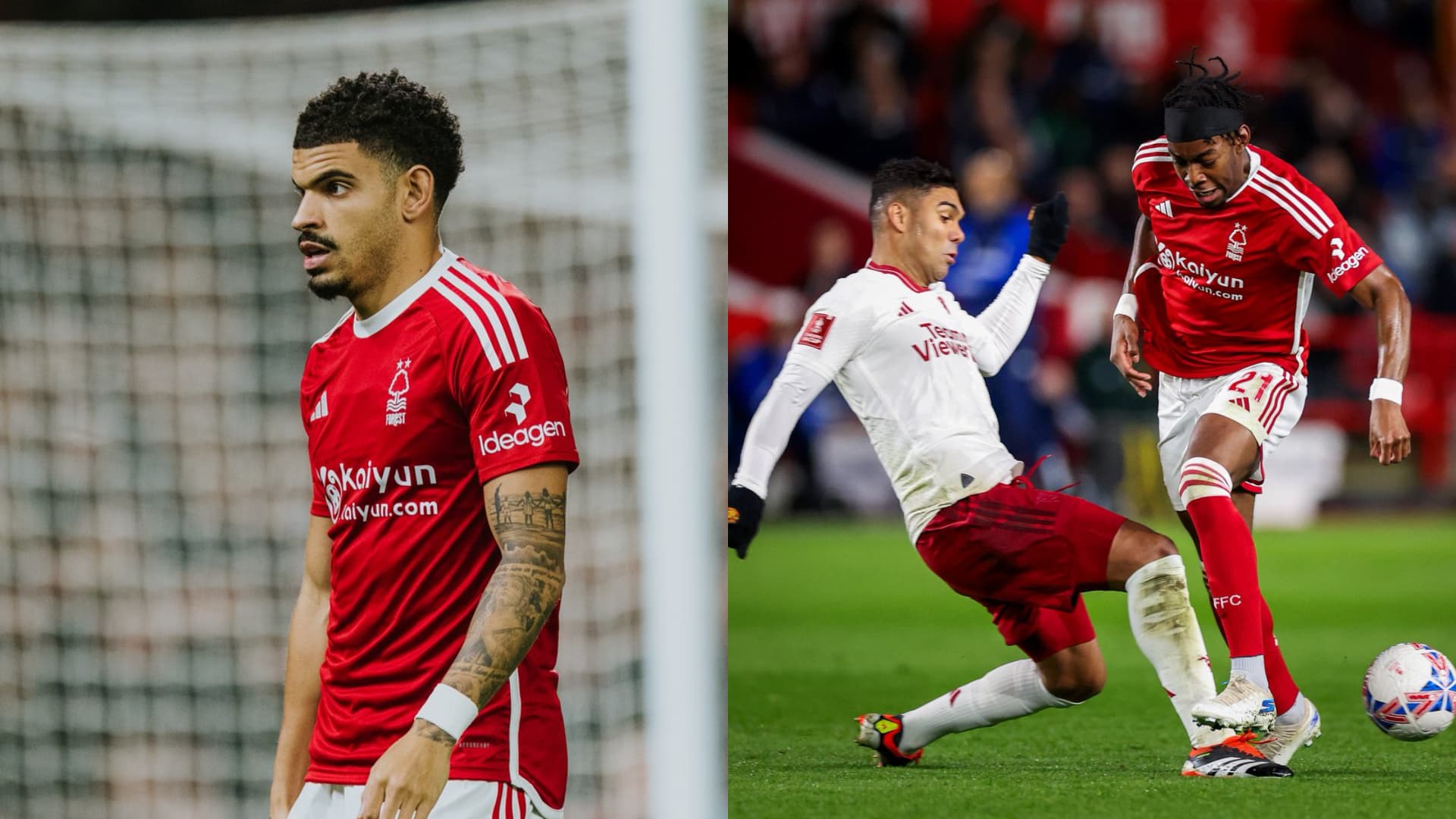 Nottingham Forest and Manchester United have not scored as it stays 0-0 at halftime.