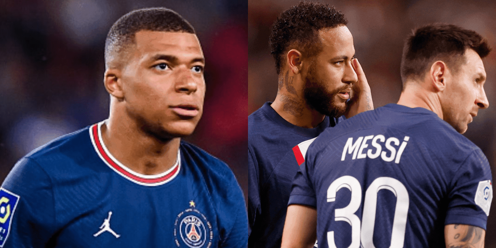 Now it is known why Mbappé does not pass the ball to Messi or Neymar