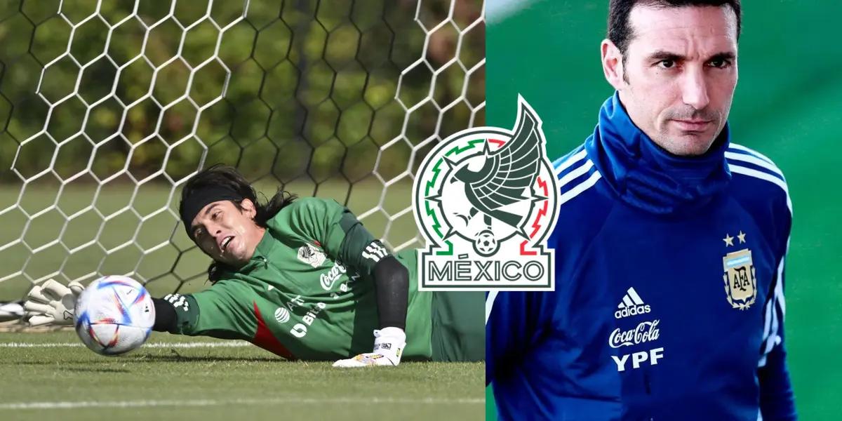 Ochoa did not start against Paraguay and Argentine press reacted to his absence.