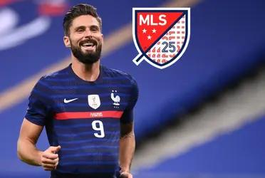 Olivier Giroud showed that in the France game against Sweden that he is in force and the MLS teams are even more excited about having him next season.