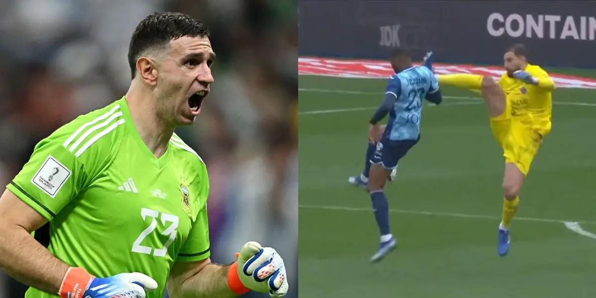 Once again Gianluigi Donnarumma gives PSG a real problem.