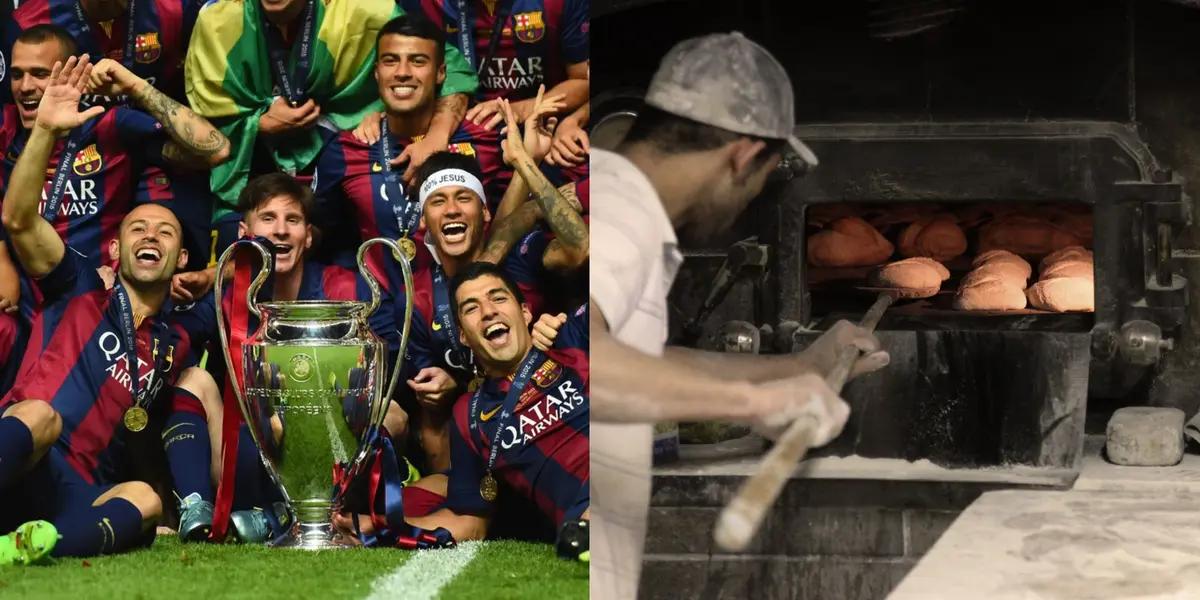 One of the best players in the world does not have a club after being released and is dedicated to selling a delicacy in Spain