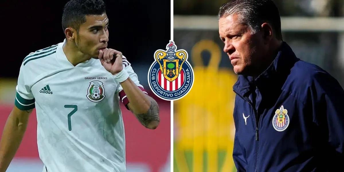 Orbelín Pineda has no minutes at Celta; Chivas asked for him and the Spanish team makes a decision.