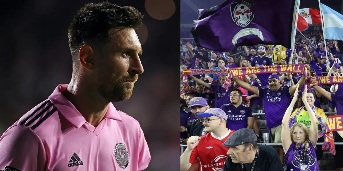Orlando City fans made a viral mockery of Messi in the match against Inter Miami