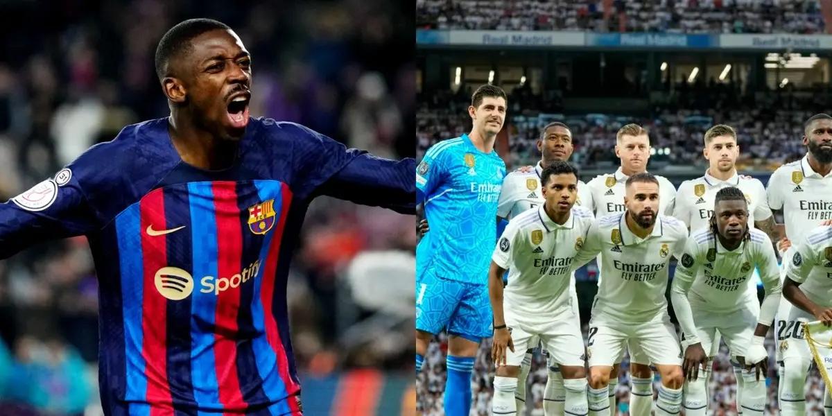 Ousmane Dembelé scored a great goal that humiliates Real Madrid