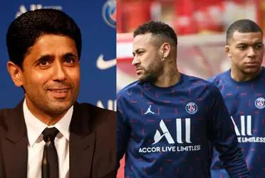 Paris Saint-Germain president talked about the real “issue” in the conflict between his top stars.