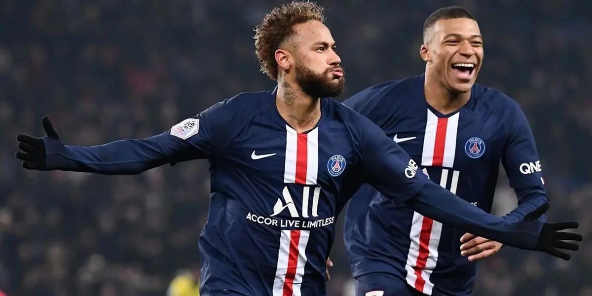 Paris Saint-Germain´s first goal was a true work of art, made by Mbappe, Ney and Lionel.