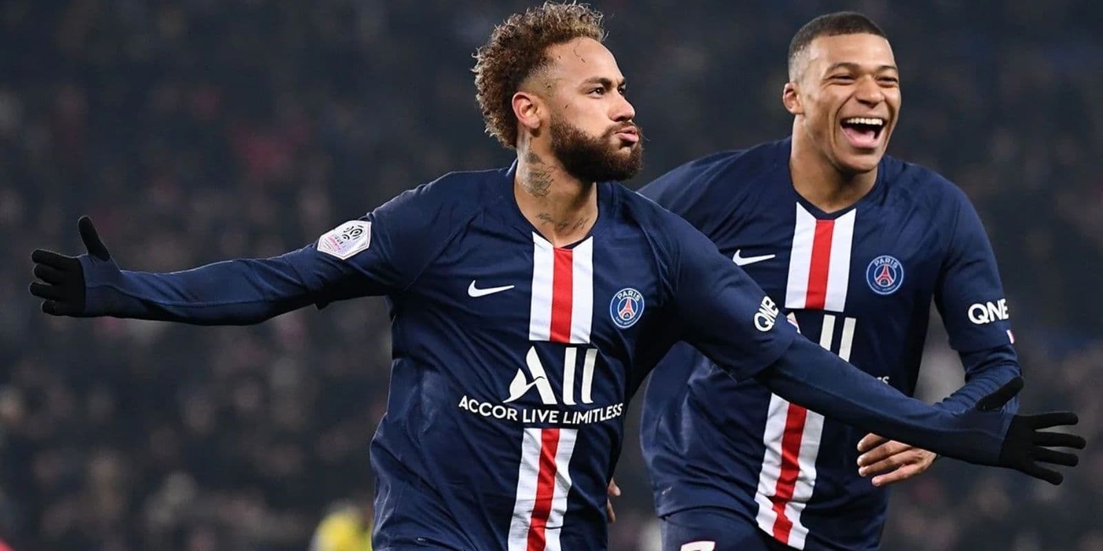 Paris Saint-Germain´s first goal was a true work of art, made by Mbappe, Ney and Lionel.