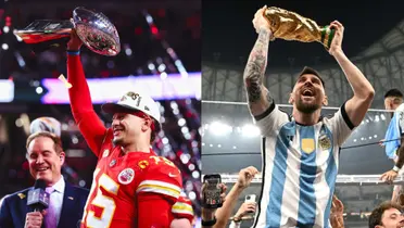 How Super Bowl winner Patrick Mahomes was inspired by Lionel Messi