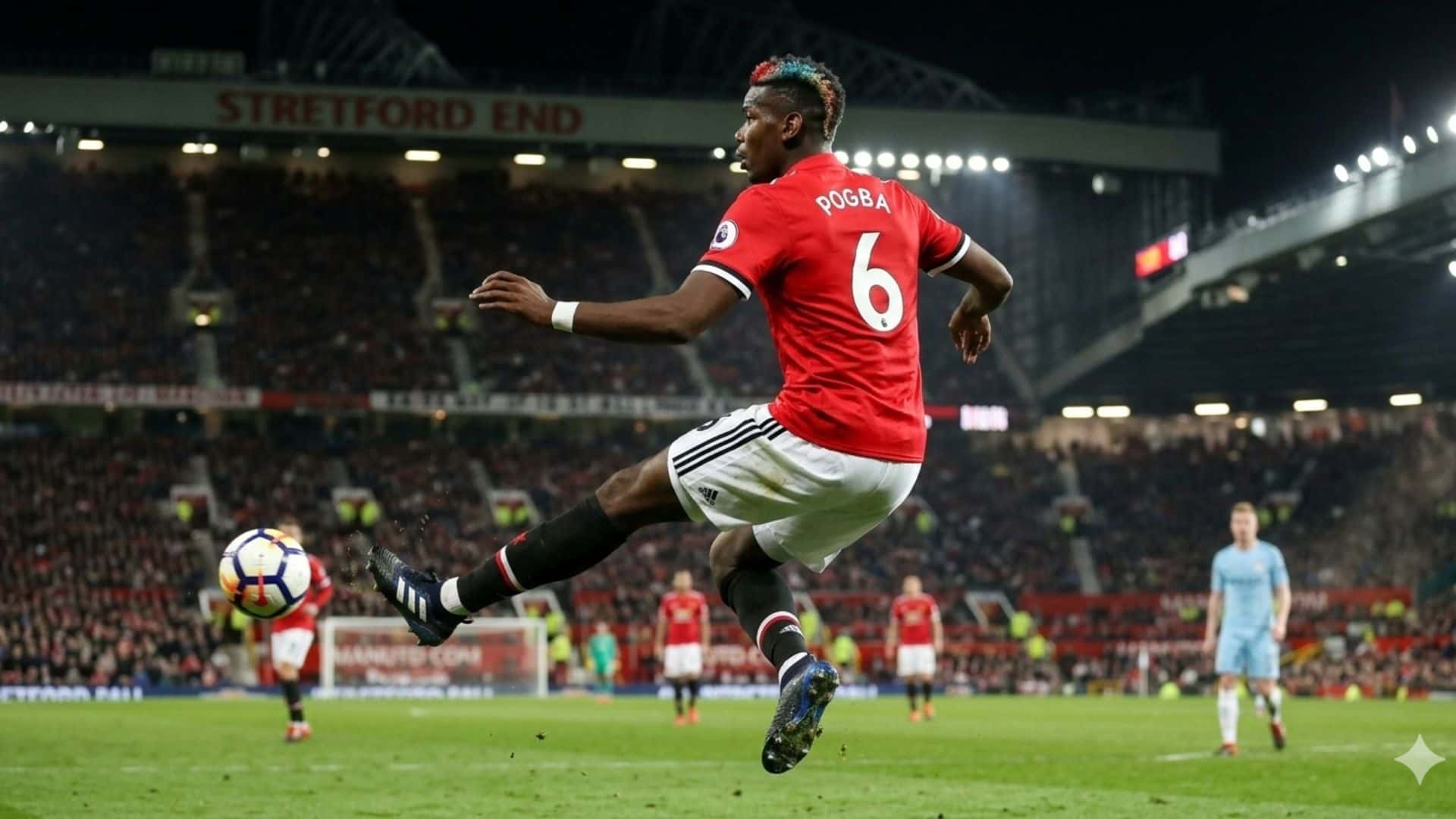 Paul Pogba continues working to regain his best form during his current spell at Monaco - Picture created by AI