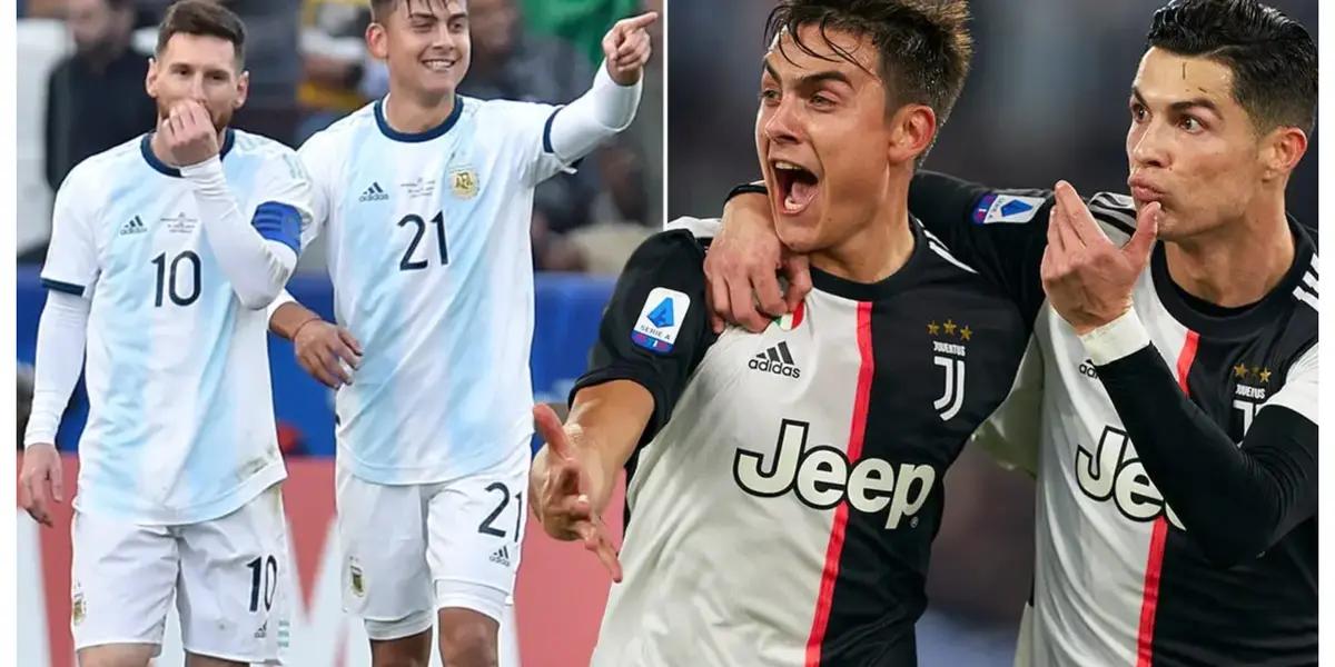 Paulo Dybala, Lionel Messi and Cristiano Ronaldo