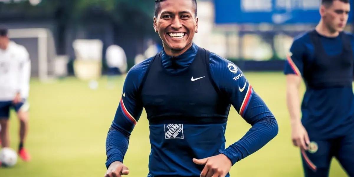 Pedro Aquino was away from América for two months due to an injury, but he returned in a U-20 team match and his return to the first team is very close.