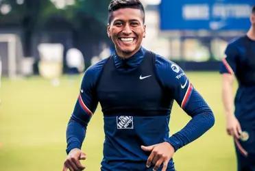 Pedro Aquino was away from América for two months due to an injury, but he returned in a U-20 team match and his return to the first team is very close.