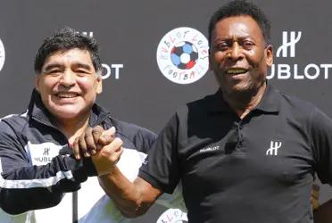 Pelé could not help but get emotional after seeing the tribute that Conmebol paid to Diego Armando Maradona, and this is what he said.