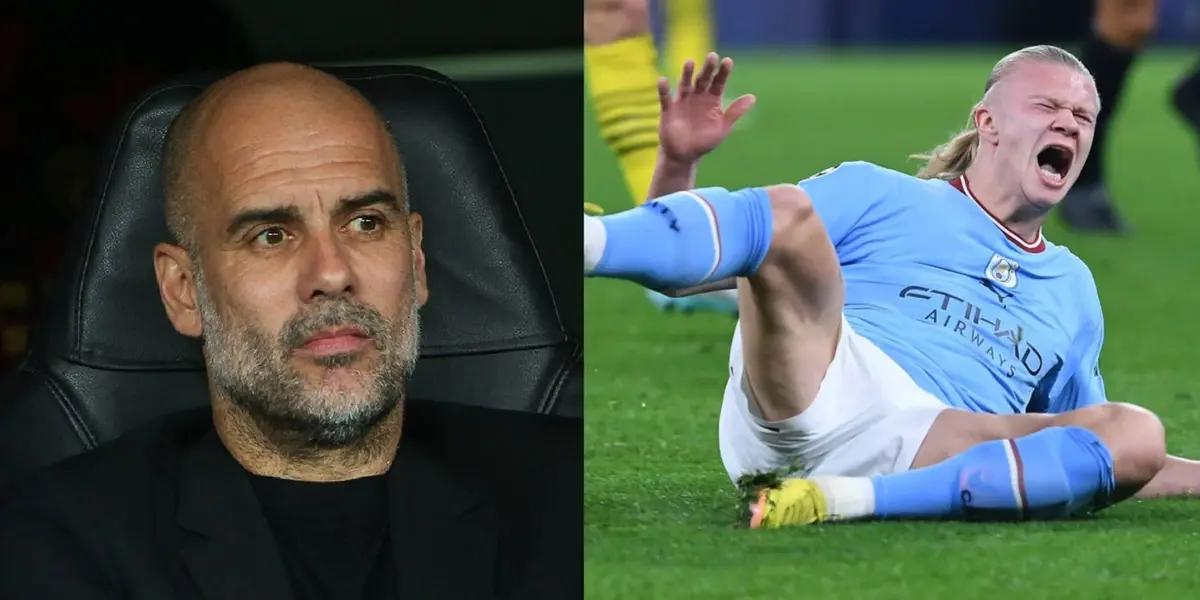 Pep Guardiola and Erling Haaland now worry over this “curse”.
