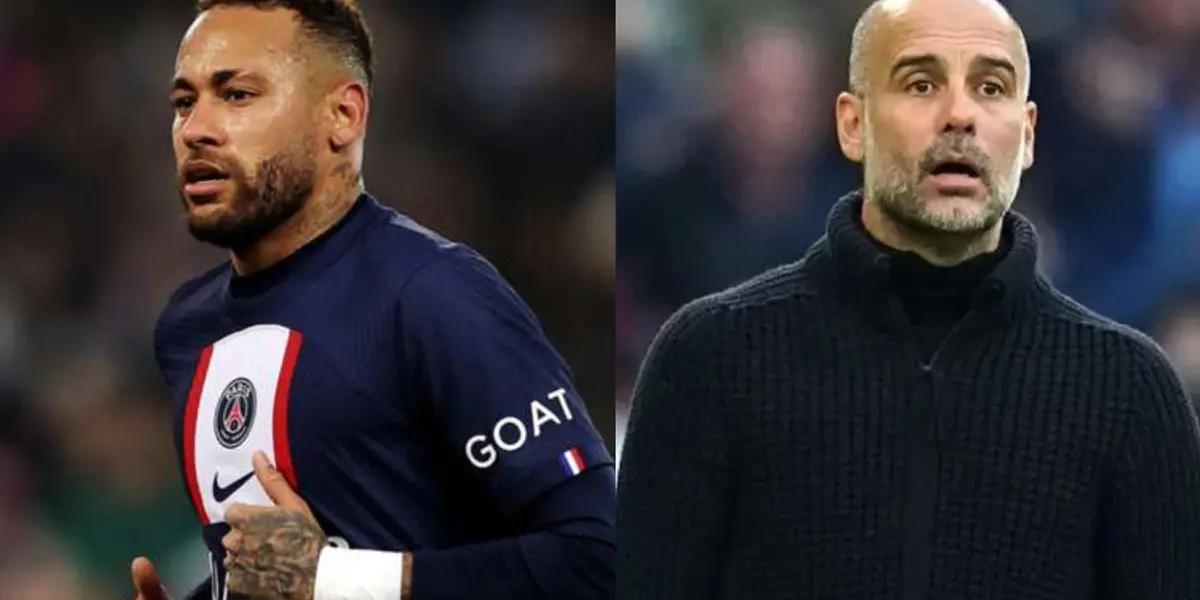 Pep Guardiola and his decision on Neymar's future for next season