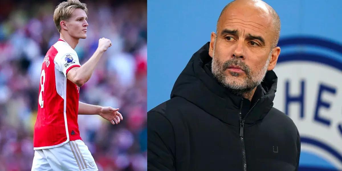 Pep Guardiola and his words for Martin Odegaard