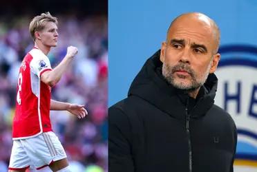 Pep Guardiola and his words for Martin Odegaard