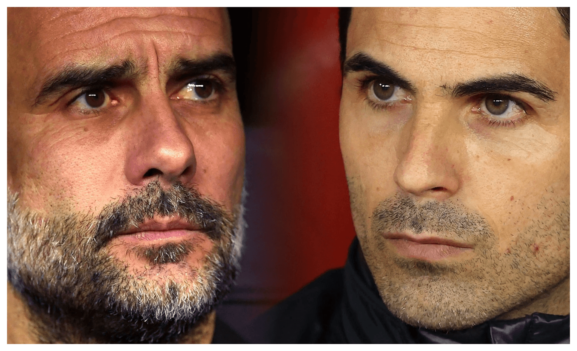 Pep Guardiola and Mikel Arteta