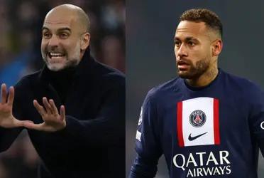 Pep Guardiola and Neymar Jr could join paths in England, this is what the Brazilian did when he found out that Manchester City is interested in him