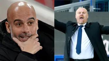 Pep Guardiola and Sean Dyche have announced their starting XI for this early kick off game.
