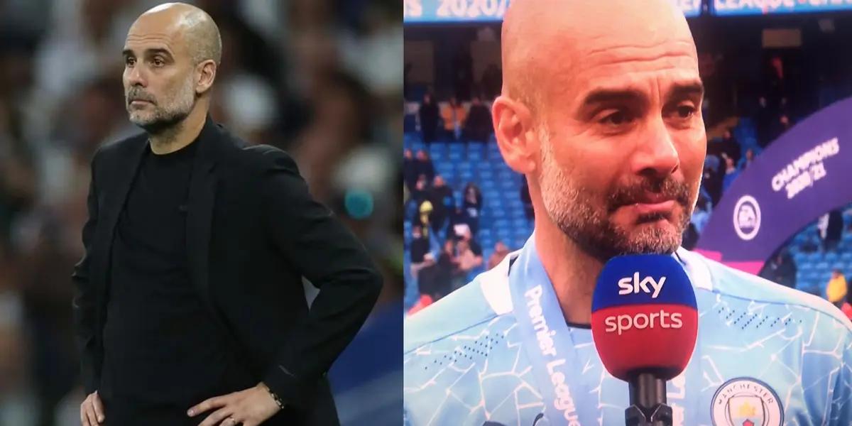 Pep Guardiola and the player he surprisingly made cry